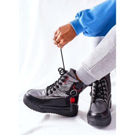 PB1 Naisten Cascia -ansastajat musta harmaa 1