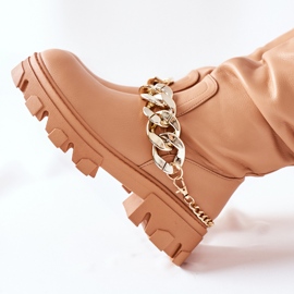 PB1 Camel Cecina korkeat saappaat ruskea 1