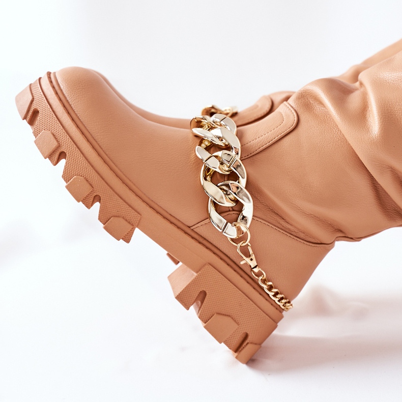 PB1 Camel Cecina korkeat saappaat ruskea 1