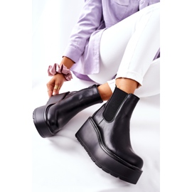 PB1 Mustat lämpimät Montianon saappaat 1