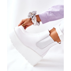 PB1 Valkoiset eristetyt Montiano -saappaat valkoinen 1