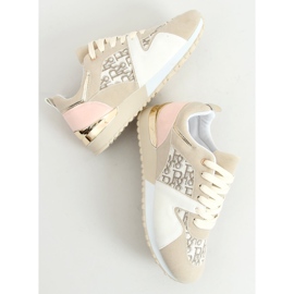 Beige urheilukengät B0-907 Beige 1