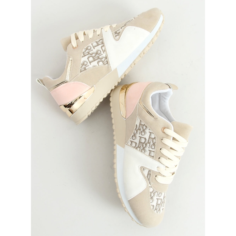 Beige urheilukengät B0-907 Beige 1