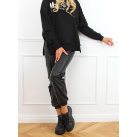 Mustat korkeapohjaiset urheilukengät 6291 Musta 1