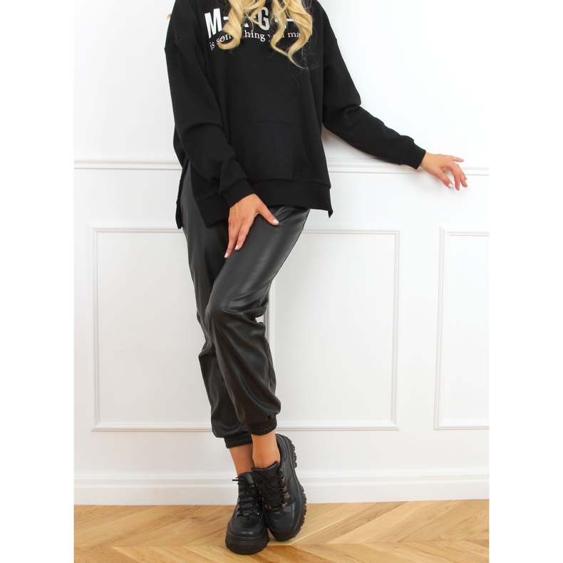 Mustat korkeapohjaiset urheilukengät 6291 Musta 1