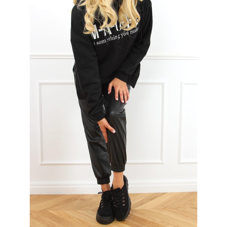 Musta 6290 Mustat korkeapohjaiset urheilukengät 1