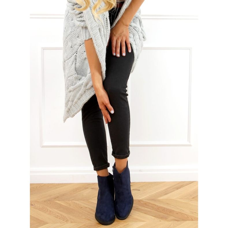 Tummansiniset saappaat 1155 D.BLUE laivastonsininen 2