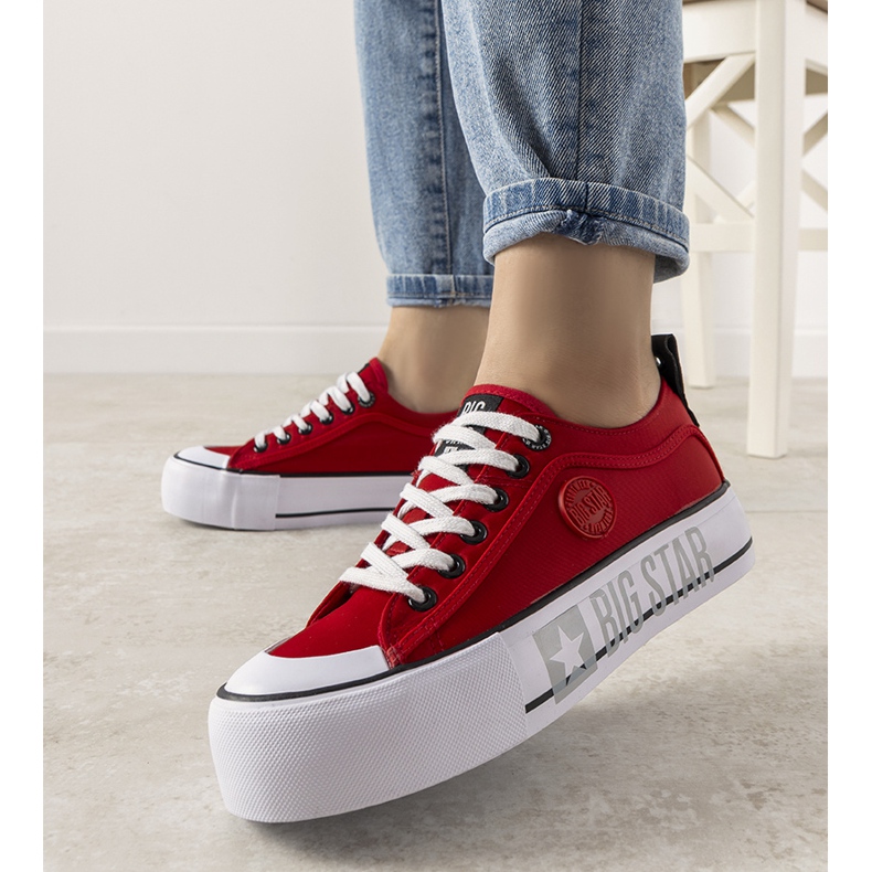 Alexa punaiset Big Star naisten lenkkarit punainen 1