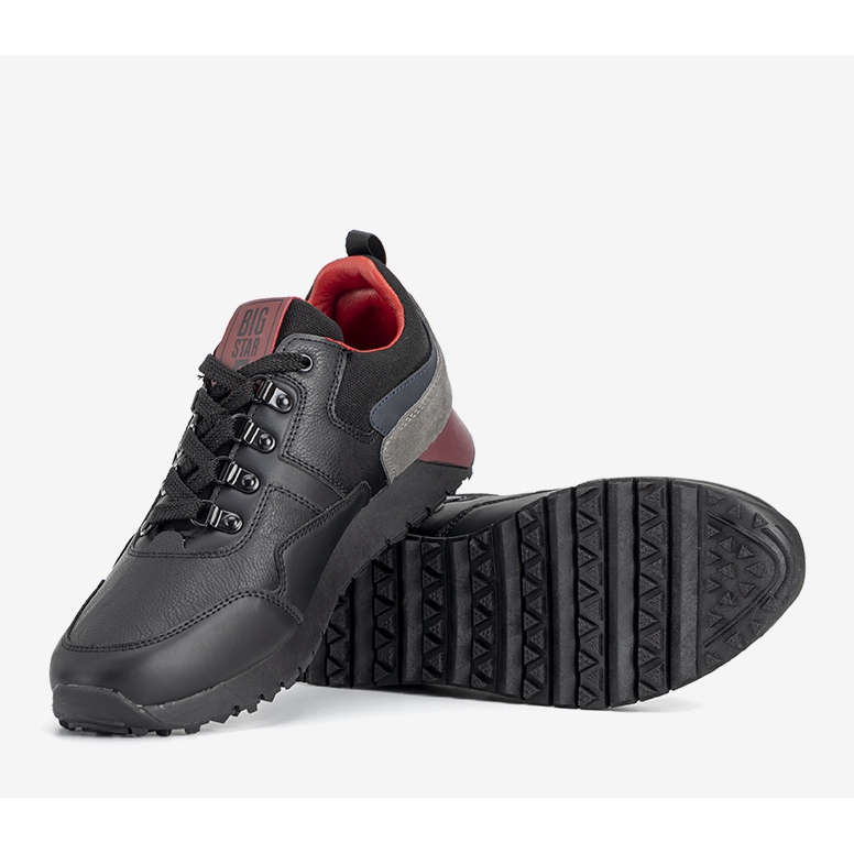 Musta Big Star miesten Sergio -urheilukengät 1