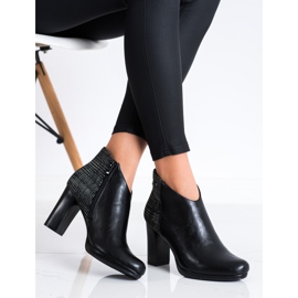 SHELOVET Lyhyet saappaat postissa musta 2