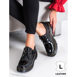 Filippo Nahkaiset nahkaiset kengät musta 1