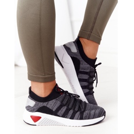 Naisten urheilukengät Memory Foam Big Star HH274532 Tummanharmaa 5