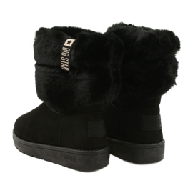 Big Star Naisten Mukluki lämmitetty iso tähti II274123 musta 3