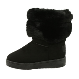 Big Star Naisten Mukluki lämmitetty iso tähti II274123 musta 1