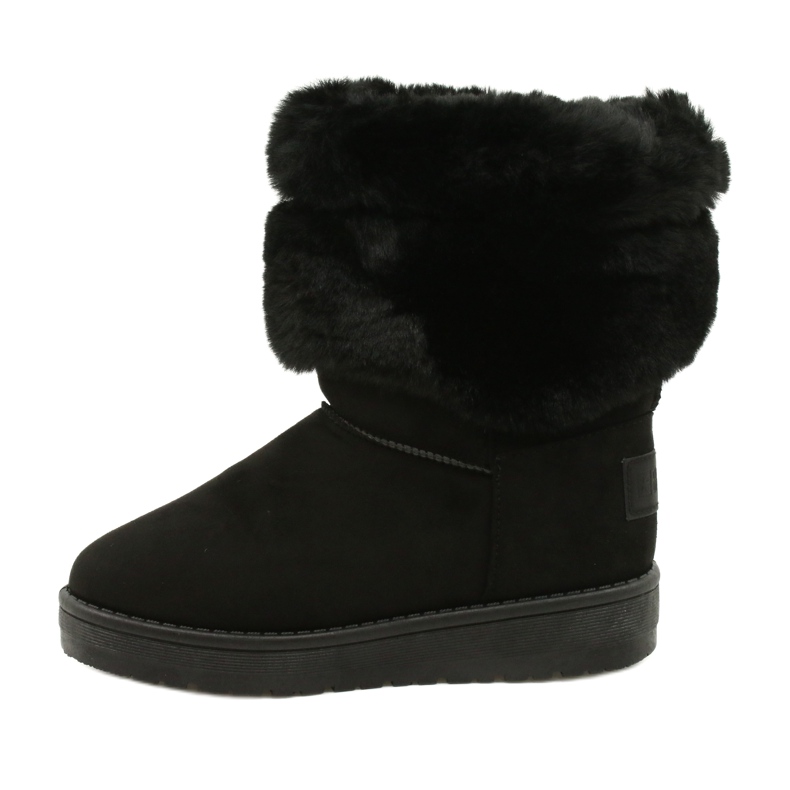 Big Star Naisten Mukluki lämmitetty iso tähti II274123 musta 1