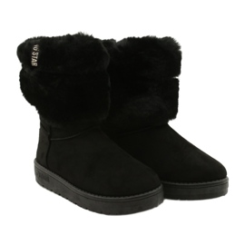 Big Star Naisten Mukluki lämmitetty iso tähti II274123 musta 5