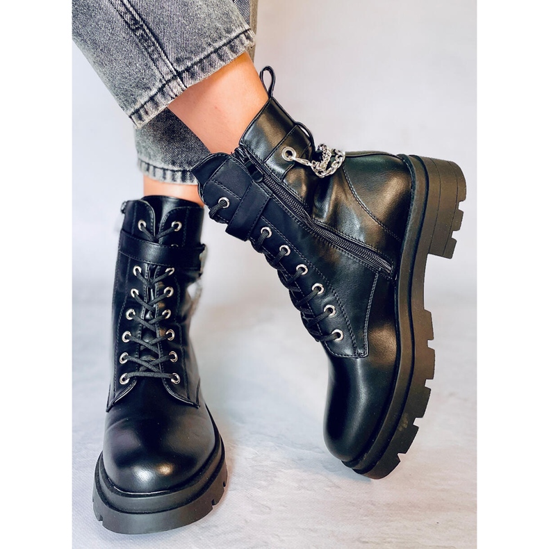 Musta Työntekijät ketjuilla RQ381 Musta 2