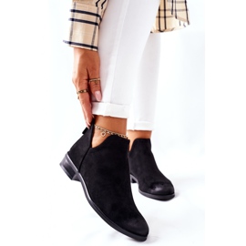 Vinceza Naisten mokkanahkaiset lämpimät saappaat, musta Joaliene 2