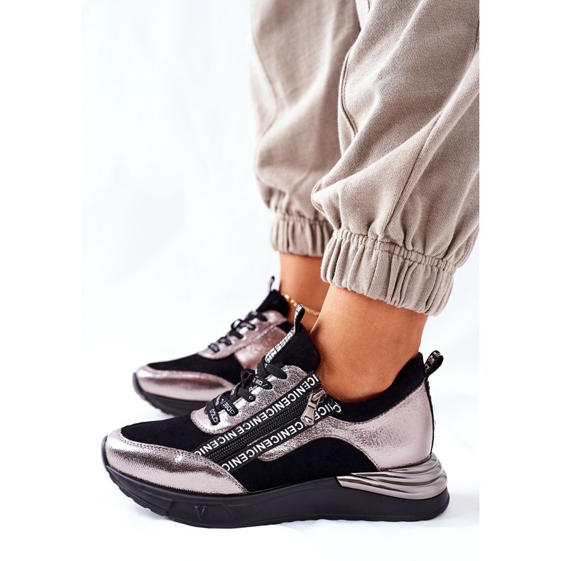 Vinceza Naisten Urheilukengät Tennarit Musta Aduan 1