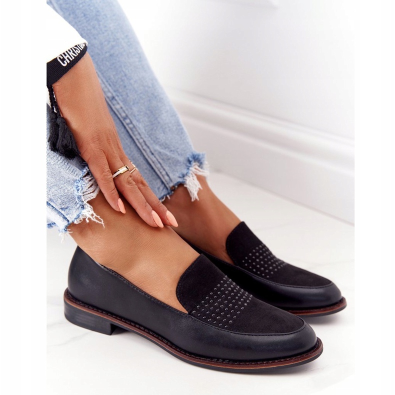 Naisten Loaferit Sergio Leone Musta 4