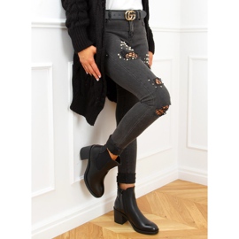 Mustat Chelsea -saappaat, musta 9565 Musta 2