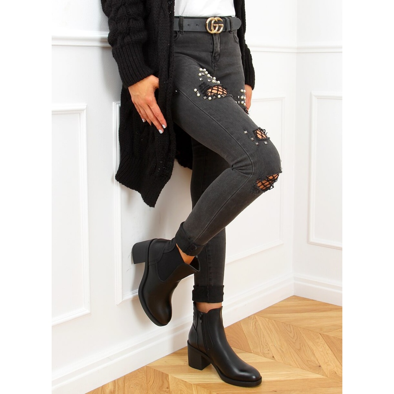 Mustat Chelsea -saappaat, musta 9565 Musta 2