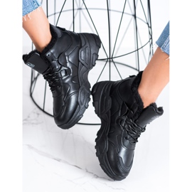 Evento Lämmin saappaat Lenkkarit musta 2