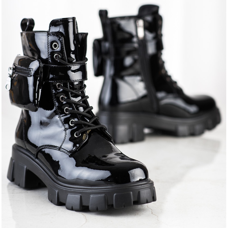 Weide Lakatut työntekijät taskulla musta 1