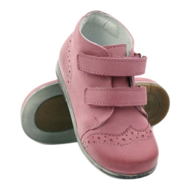 Vaaleanpunaiset Hugotti -nahkakengät vaaleanpunainen 3