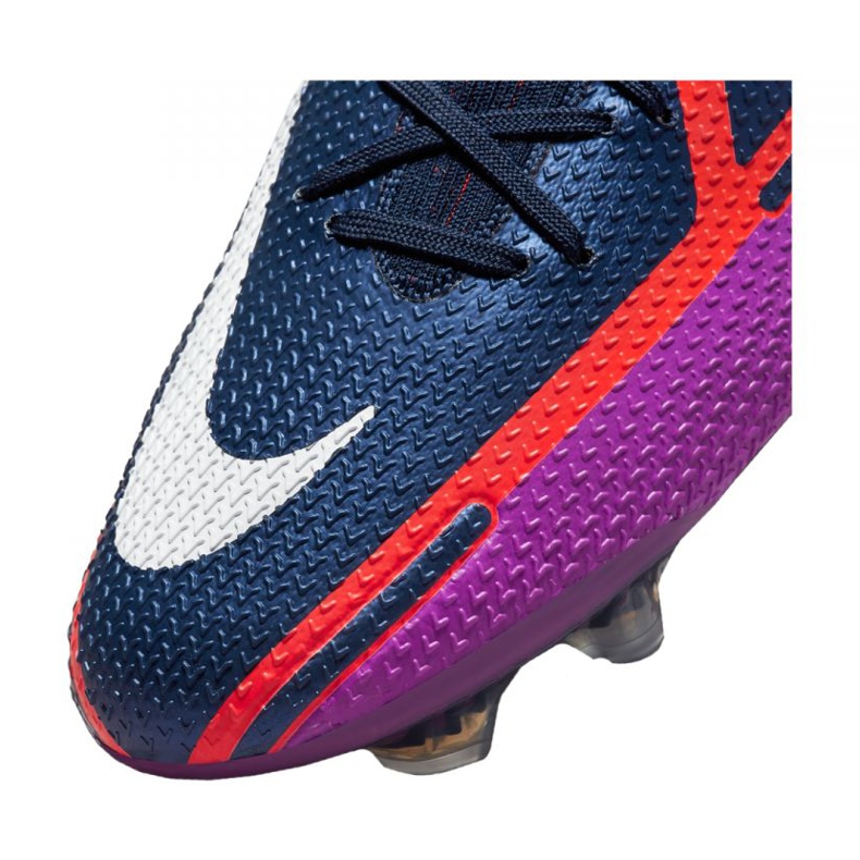 Nike Phantom GT2 Elite Fg M CZ9890-415 jalkapallokengät oranssi, violetti, laivasto violetti 2