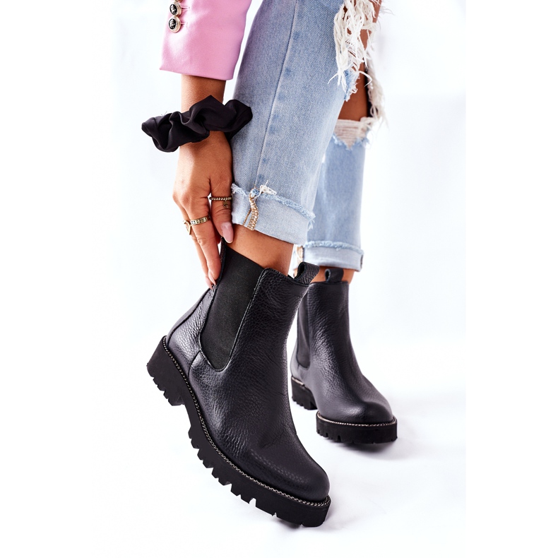 Mustat Chelsea -saappaat Musta Nicole 2672 2