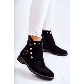 S.Barski Naisten Mokkanahkakengät, joissa solki S. Barski Musta Merk 1