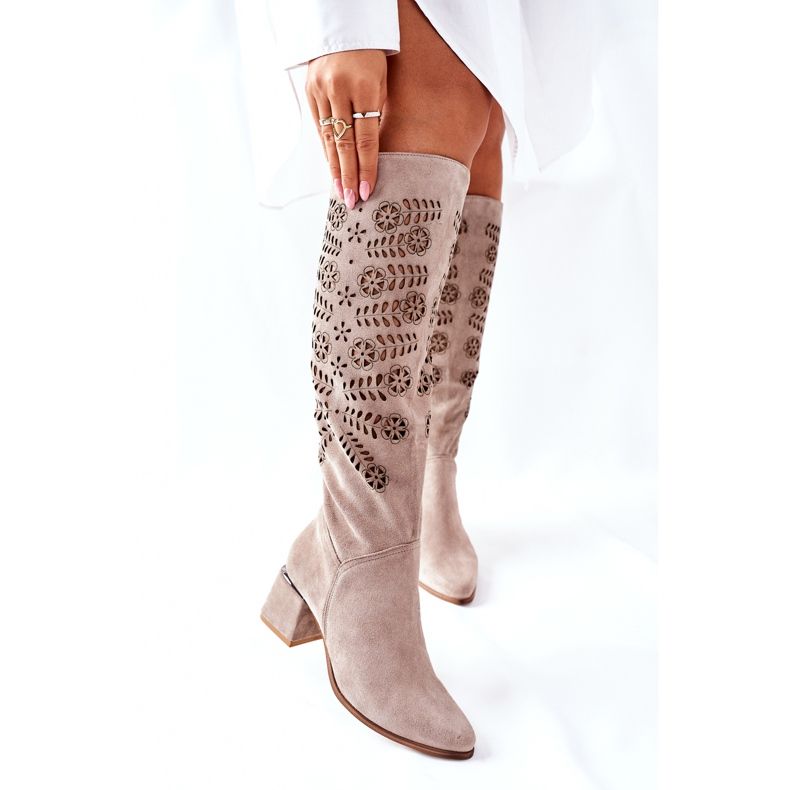 Lewski Shoes Suede Lewski Saappaat Avoimet Ruskea Romena 2