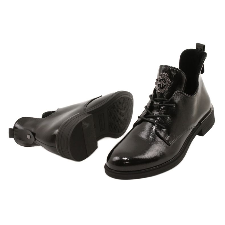 Patentoidut saappaat Sergio Leone PB262 musta 3