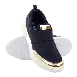 McKey Mustakultaiset softshell-urheilukengät keltainen 3