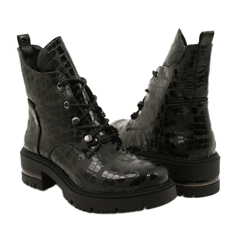 Tyylikkäät Sergio Leone TR744 -kengät musta 5