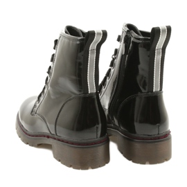 Naisten klassiset saappaat lakatut saappaat Evento 21bt35-4233 musta 4