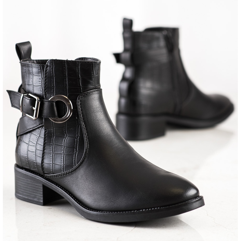 Super Mode Rento saappaat soljella musta 1