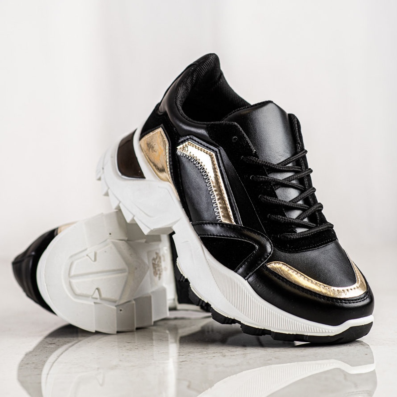 SHELOVET Tyylikkäät lenkkarit musta 1