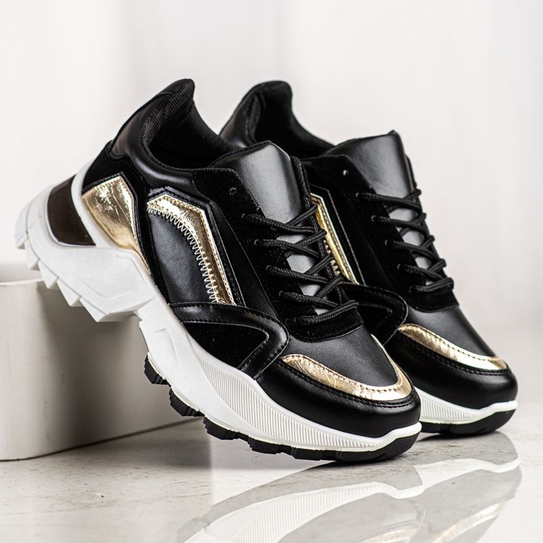 SHELOVET Tyylikkäät lenkkarit musta 2