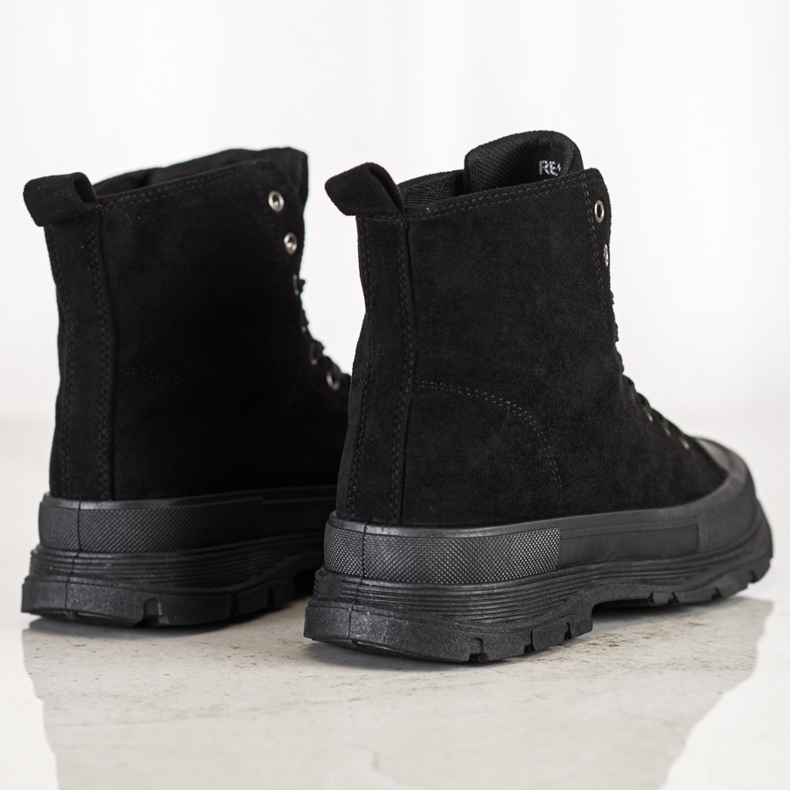 Seastar Korkeat mokkanahkaiset lenkkarit musta 1