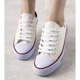 Kermanväriset kiiltävät Guest-lenkkarit beige 1