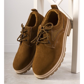 Miesten ruskeat Mode -kengät 1