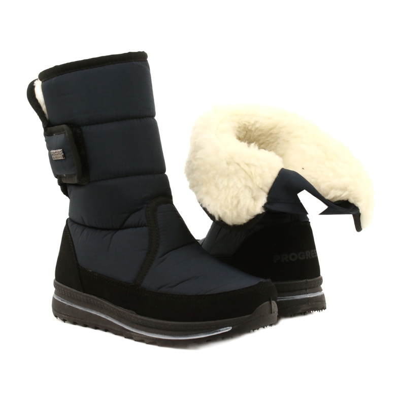 Naisten urheilukengät Progress Progj-21-08 Navy Blue musta 5