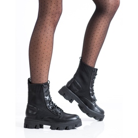 Seastar Slip-on työntekijät sukka musta 2