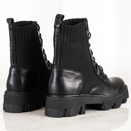 Seastar Slip-on työntekijät sukka musta 1