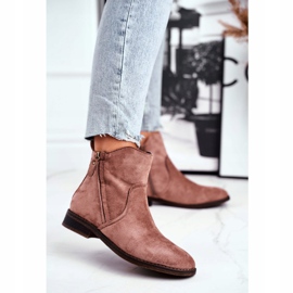 Evento Jodhpur -saappaat, mokkanahkat beige -vetoketjut ruskea 4