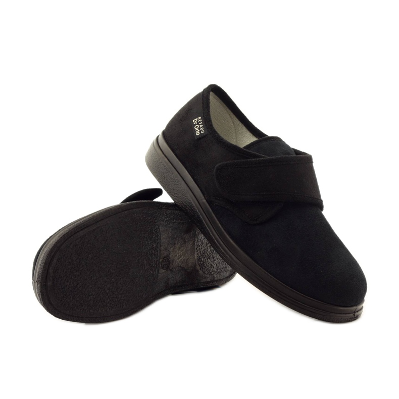 Befado Dr.Orto Naisten kengät diabeetikoille 036D007 Black Silber -vuori musta 4