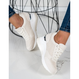 SHELOVET Kevyet Wedge -lenkkarit beige 1