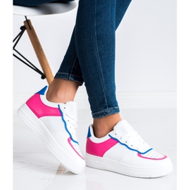 SHELOVET Muodikkaat urheilukengät valkoinen 2